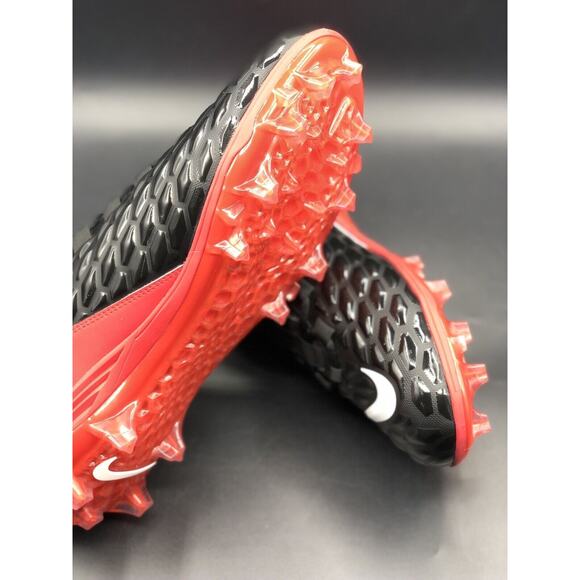 Nike PE Force Savage Pro 2 P Men's Sz 16 Football Cleats Black/Red BV3969-014 - Picture 7 of 10